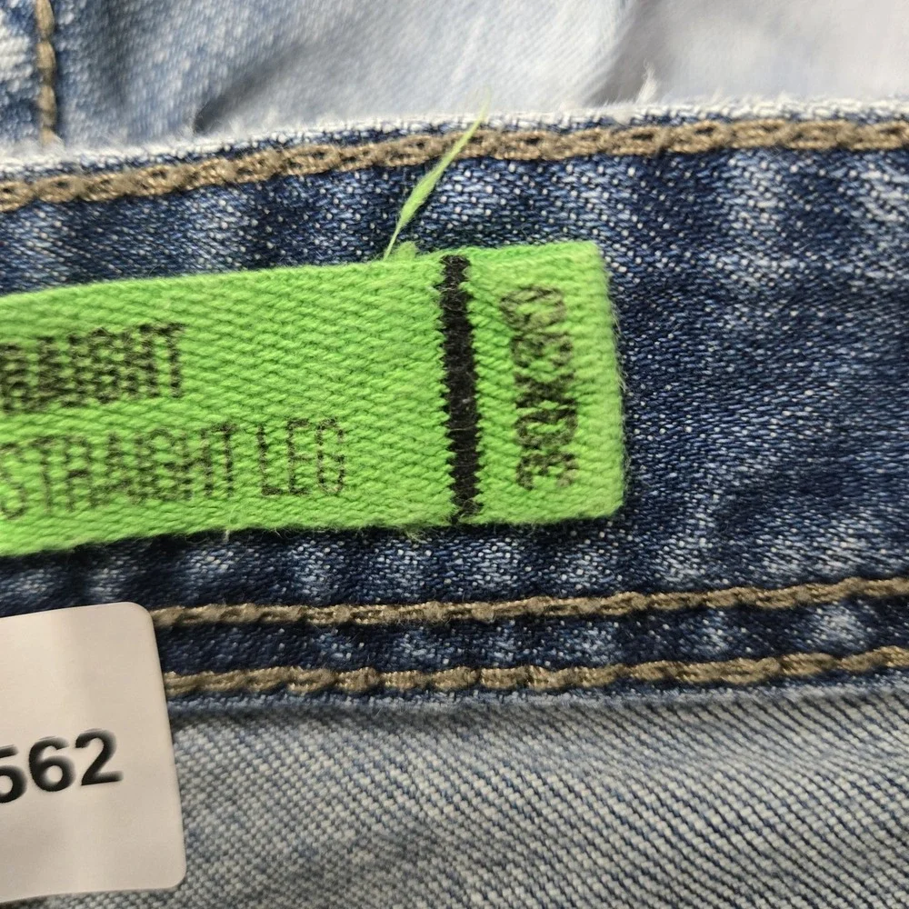 Rock & Roll Denim Men Jeans 30X30 Light Blue Pistol Straight Leg Petite READ